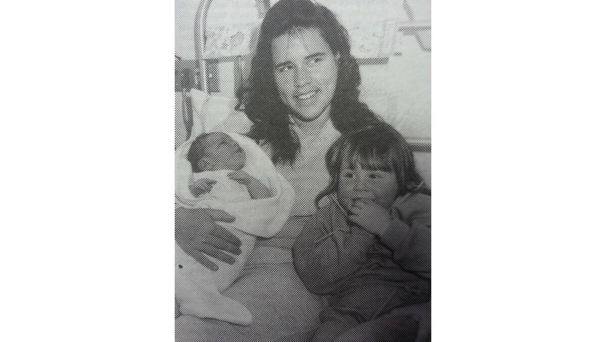 HAPPY 21st: Katrina King with baby Kyle and daughter Tara
