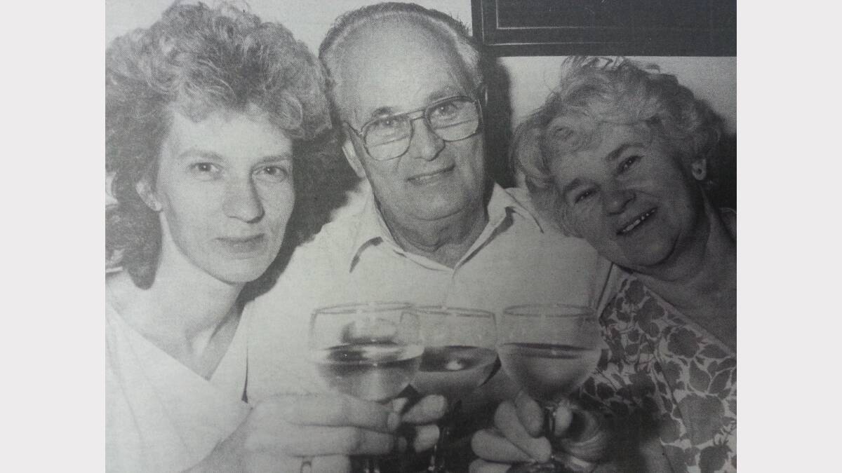 Bruno Dannis, reunited with his sister Antonija   and her daughter Rudite after 46 years. 