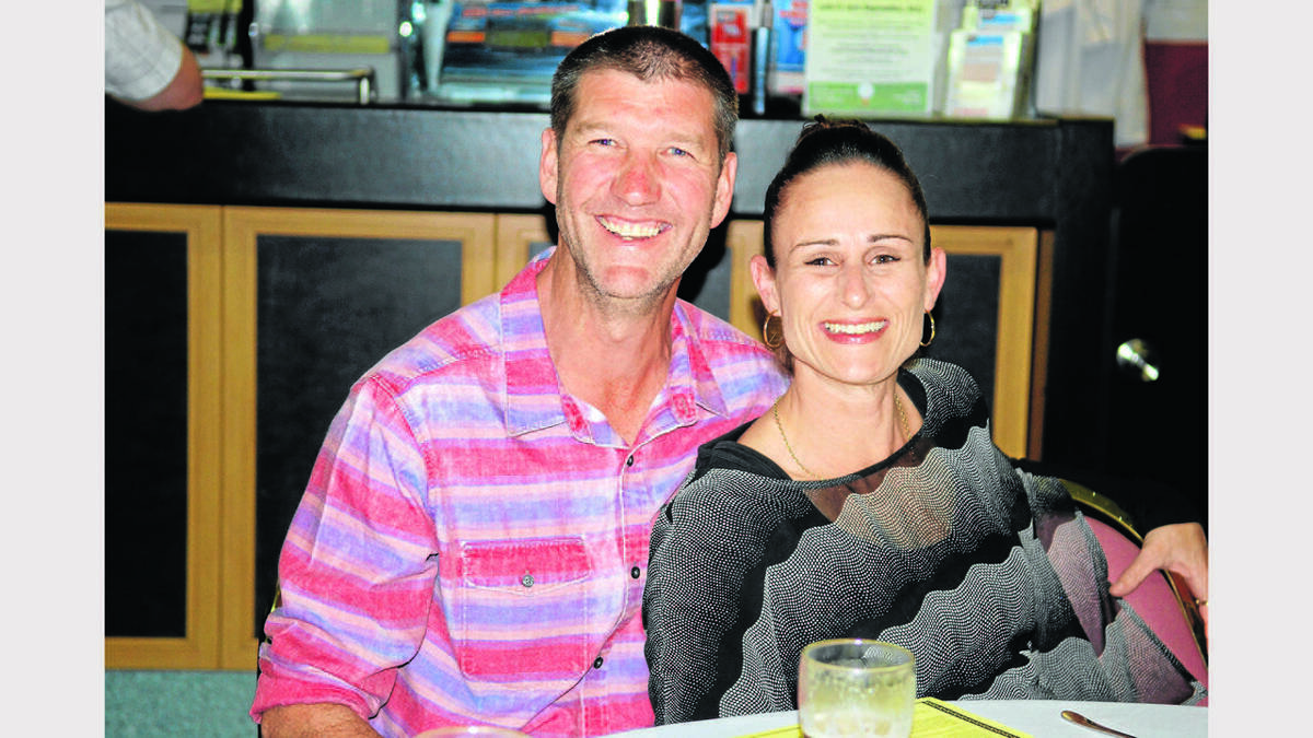 PARKES: Jason and Jodie Thompson enjoyed the Stick it to Sarcoma For Yasmin dinner and auction night . Photos: Renee Powell