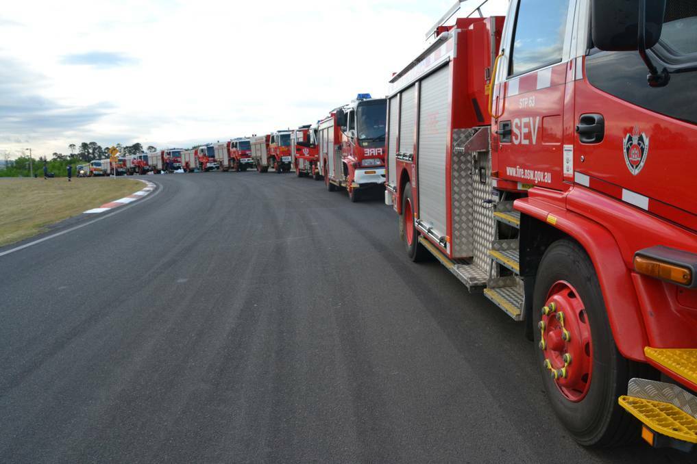The Orana Fire teams joined the Region West Strike Team in Bathurst on Wednesday morning before travelling to the Blue Mountains where they were needed most. 