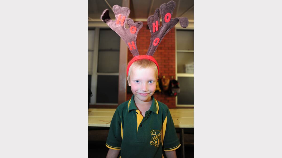 ALL I WANT FOR CHRISTMAS: Dubbo North Public kindergarten student  Koby Hooker would like a Christmas Tree. 