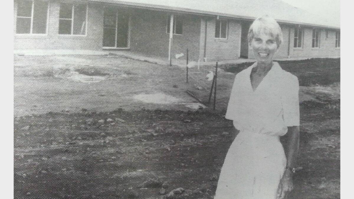 JANUARY 1993: House mother of the Pumula Lodge hotel section of the new Baptist Church development Lesley Krohn. 