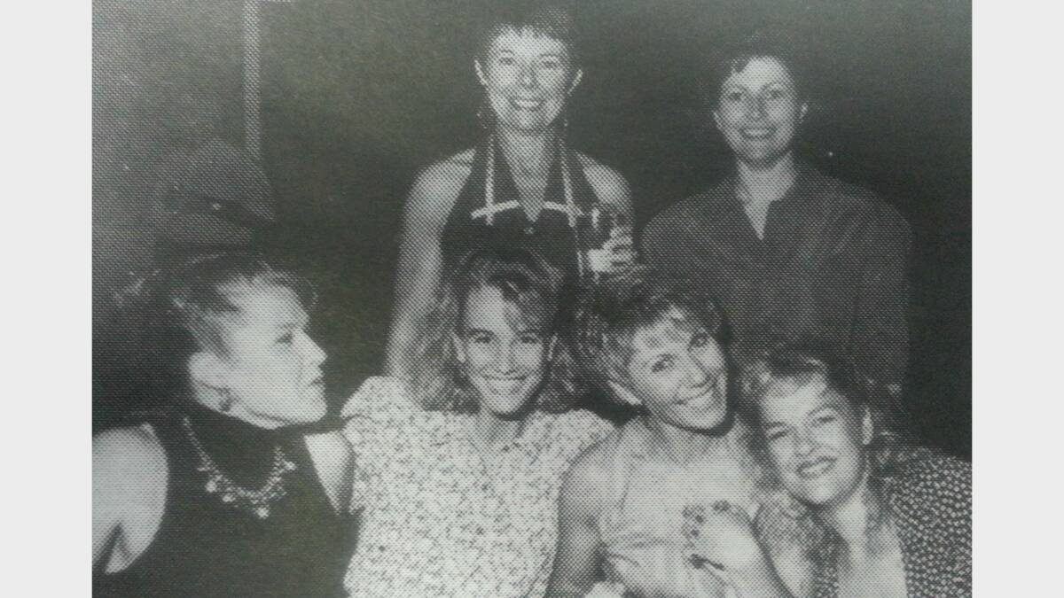 #TBT JANUARY 1993: Gale Eckford (back left) celebrate with friends Rhonda Matthews and (front) Jan Maher, Mary Grimsdell, Linda Berryman and Cathy Furness. 
