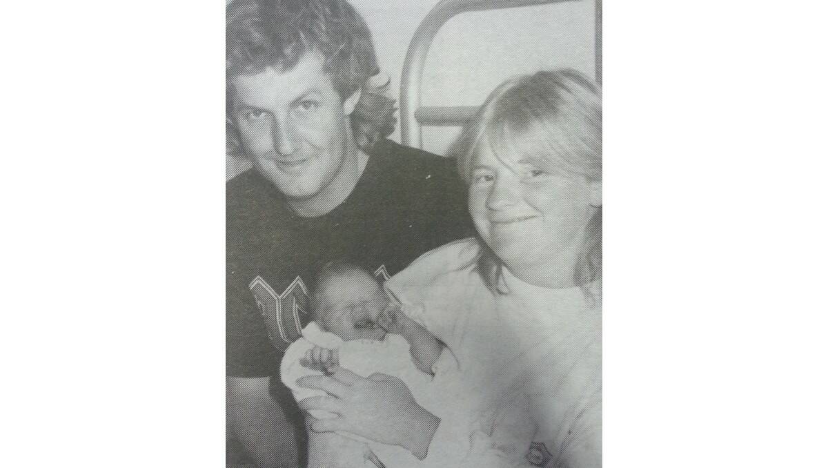 HAPPY 21st:  Allicen Anderson and Roger Hayden with their daughter Samantha Maree Hayden