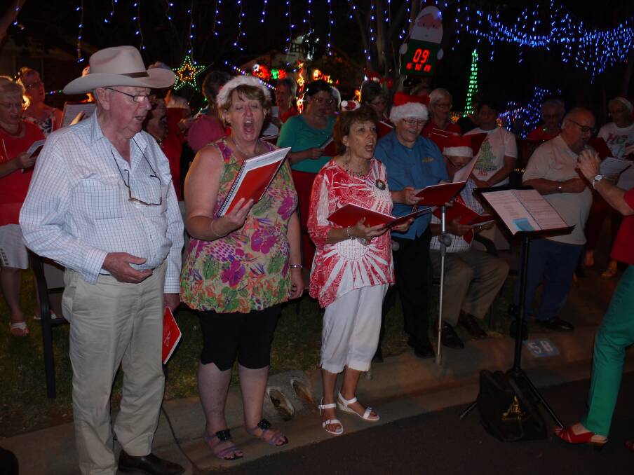 The Dubbo Sing Australia Choir performs in Dubbo. 