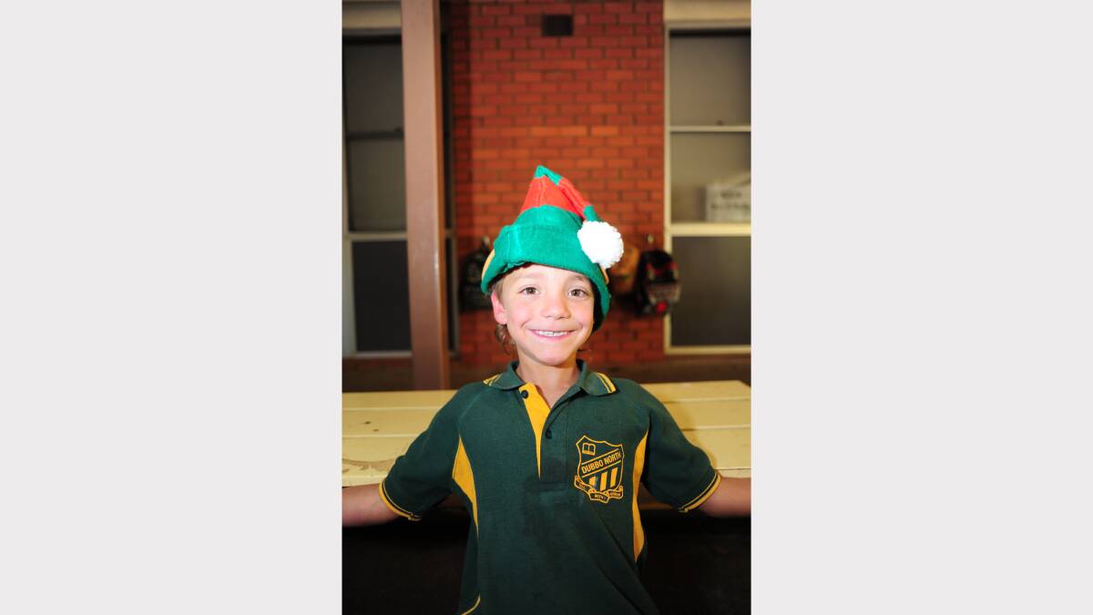 ALL I WANT FOR CHRISTMAS: Dubbo North Public kindergarten student  Matthew Brown would like a motorbike. 