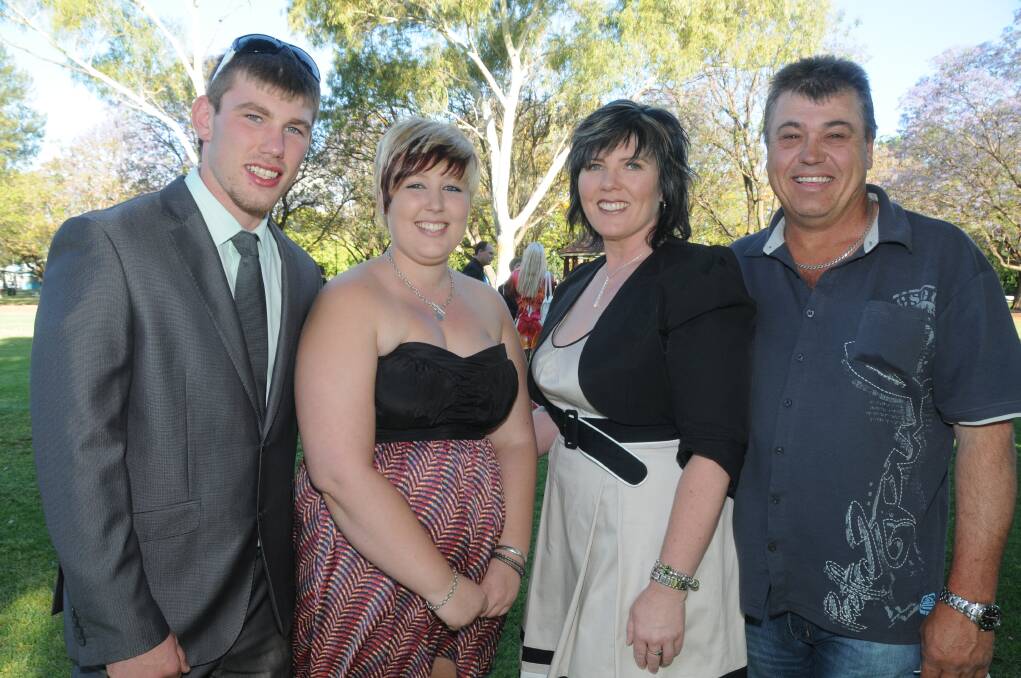 Brock and Marnie Sayer with Leisa Ross and Keith Stone