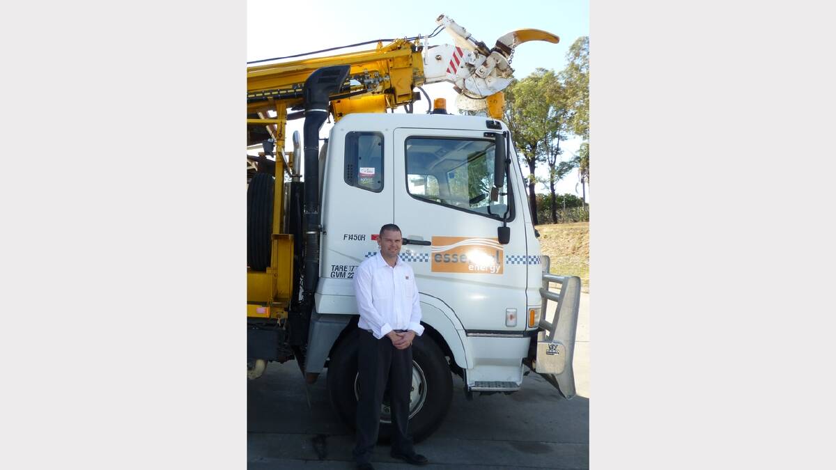 Essential Energy's newly-appointed northern regional manager Ben Williams. The fully-qualified power line worker completed his apprenticeship at Dubbo some years ago and was part of Essential Energy's northern regional management team at the time of his promotion.  Photo contributed