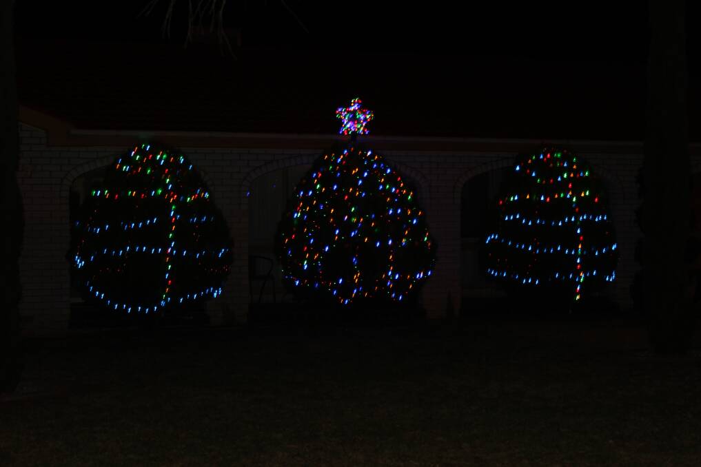 Christmas light displays from around Dubbo.