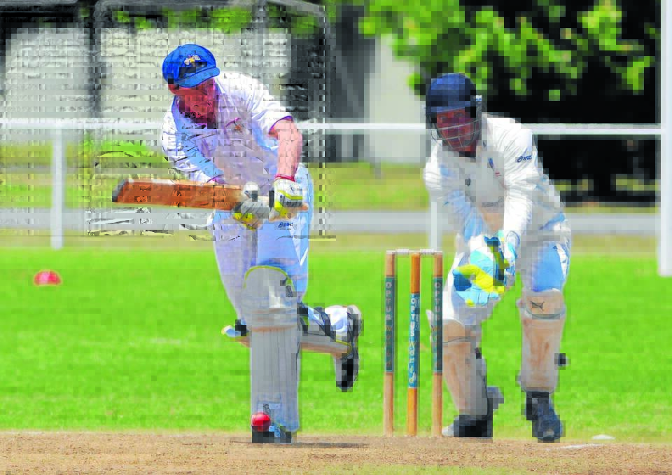Nyngan's Declan Hoare at the crease for Western