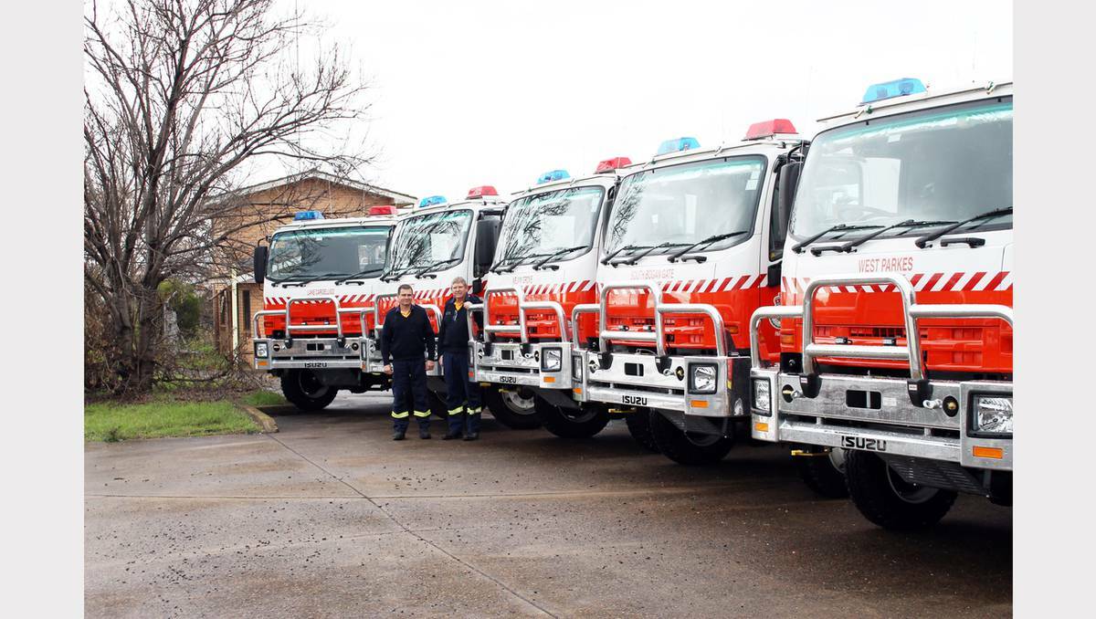 PARKES: Over the past few weeks, the Mid Lachlan Valley Team of the Rural Fire Service has taken delivery of more than $2 million worth of new and second hand fire appliances