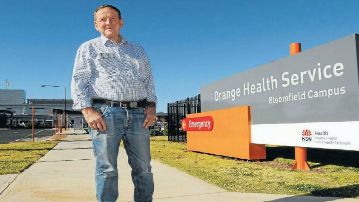 ORANGE: Orange resident Wal McGinley is full of praise for the care and compassion shown by palliative care nurses in Orange and says a decision by management to shut down designated palliative care beds and move dying patients to Molong is heartless. Photo: STEVE GOSCH 0527sgpal1