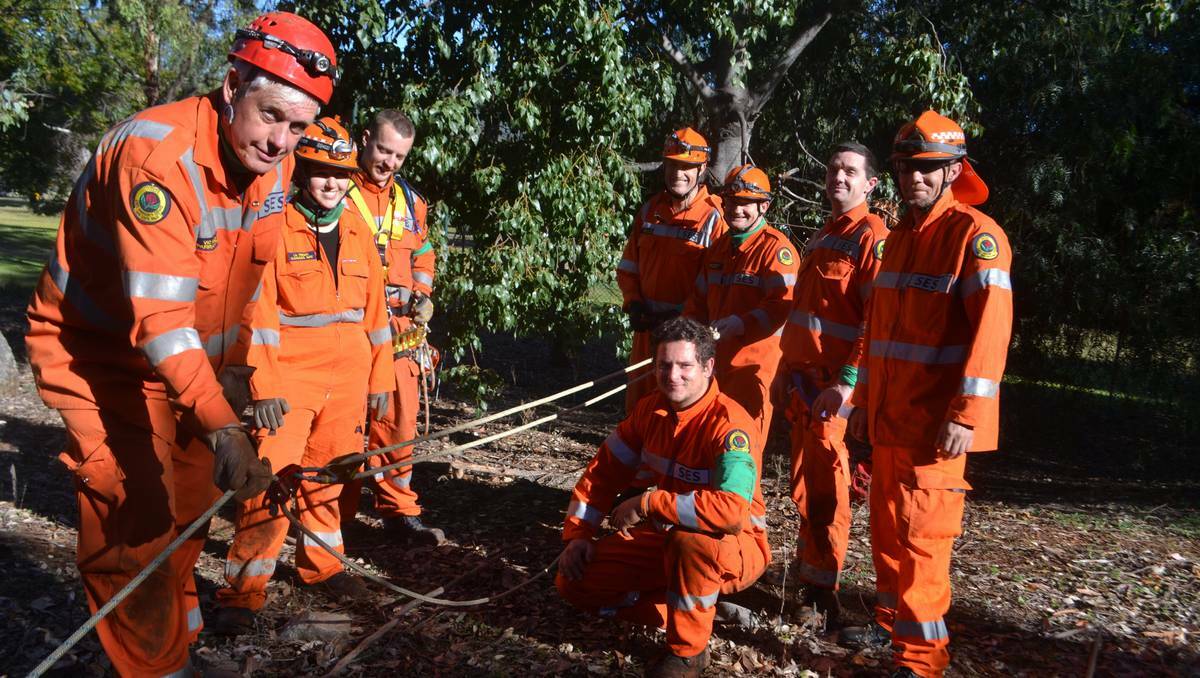 WELLINGTON: SES volunteers at the Wellington Caves over the weekend. PHOTOS: FARREN HOTHAM