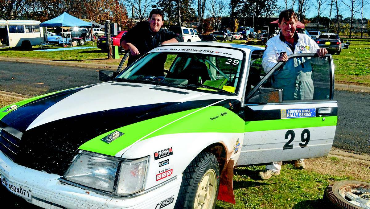 ORANGE: Dean and Peter “Batty” Batt travelled from Penrith to take part in the City of Orange Classic Forest Rally on Saturday. The rally was marred by a spate of thefts targeting participants. Photo: CLARE COLLEY