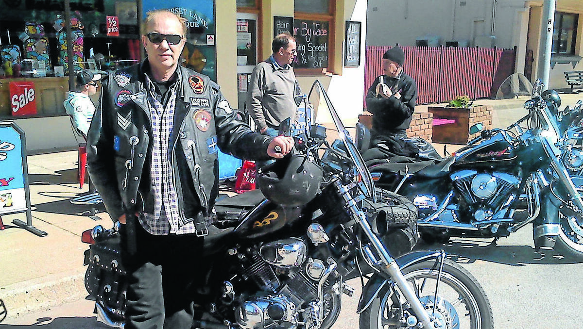 ORANGE: Suntrippers Motorcycle Club organiser Ray Vanderby says he's started up his own club free of red tape. Photo: JUDE KEOGH