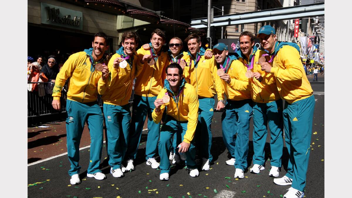 Olympic welcome home parade in Sydney. 