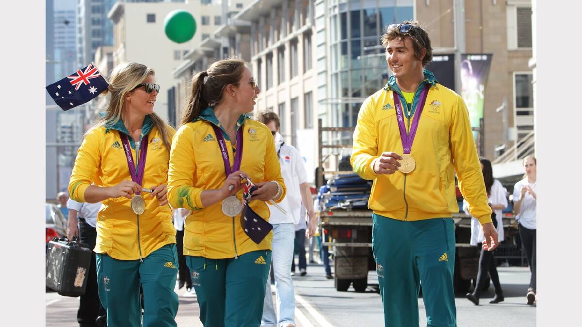 Olympic welcome home parade in Sydney. 