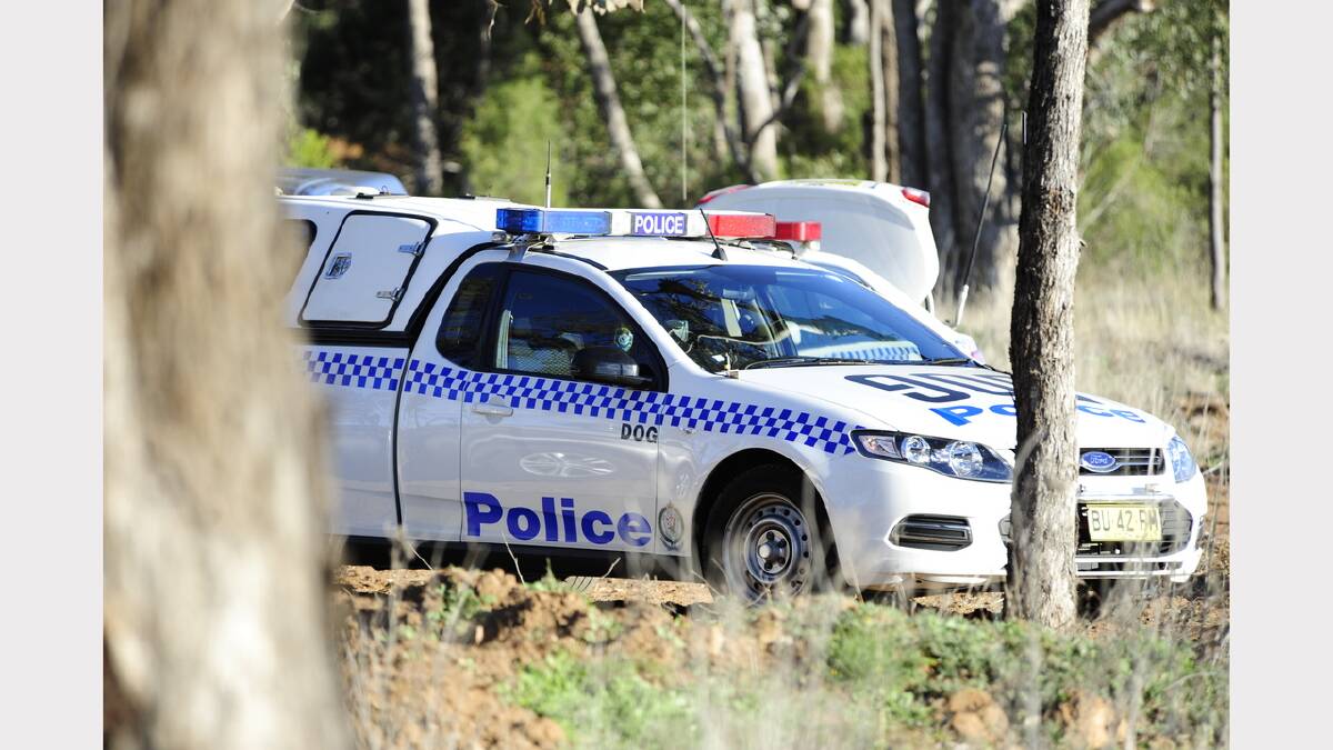 POLICE are searching a property on the outskirts of Dubbo as they continue their investigation into the disappearance of 33-year-old Dubbo man Alois Rez. Photo Belinda Soole