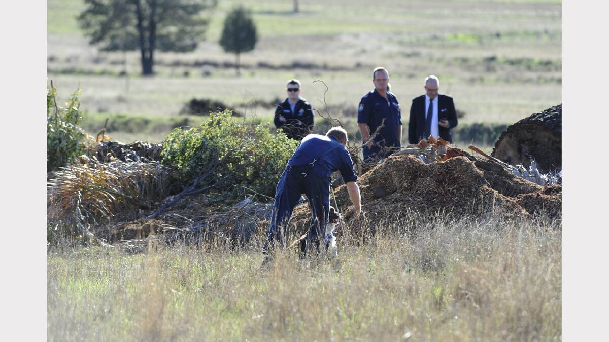 POLICE are searching a property on the outskirts of Dubbo as they continue their investigation into the disappearance of 33-year-old Dubbo man Alois Rez. Photo Belinda Soole