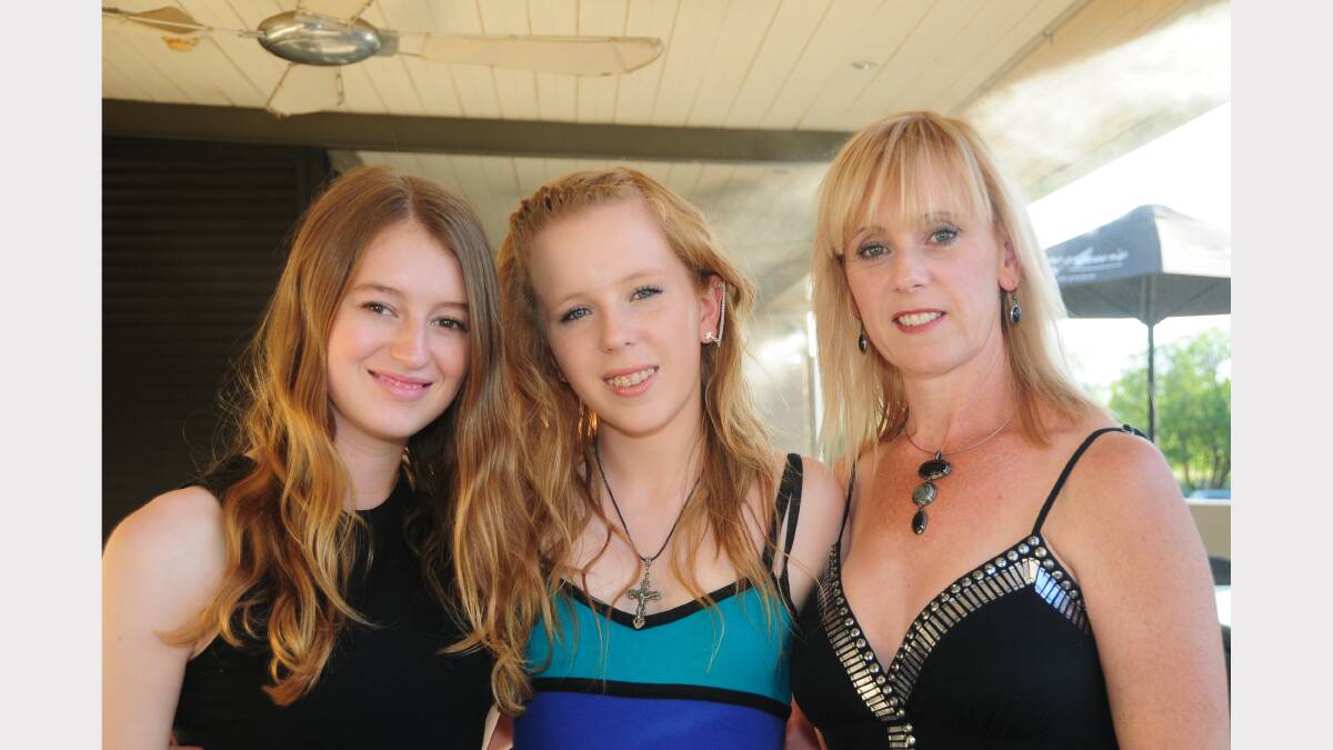 Ashley Ferguson, Leanna Mills and Sharon Mills at Milestone Hotel.