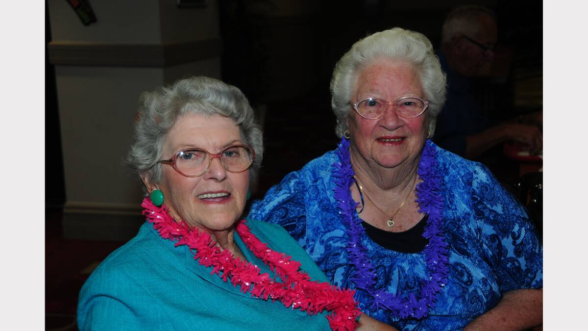 Patricia Stoneman and Shirley Cownie at Dubbo RSL Club Resort.