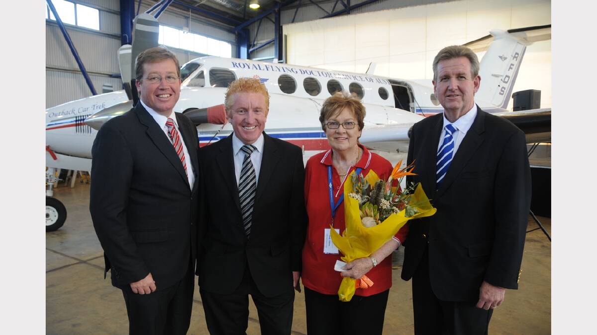Troy Grant, Andrew McKay, Judy Jakins and Barry O’Farrell.			Photos: AMY McINTYRE