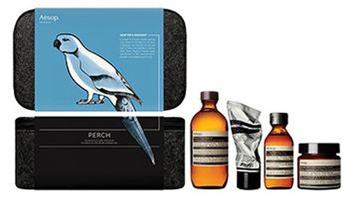 Aesop Perch Gift Kit, for skin in need of optimum hydration. $145, davidjones.com.au.