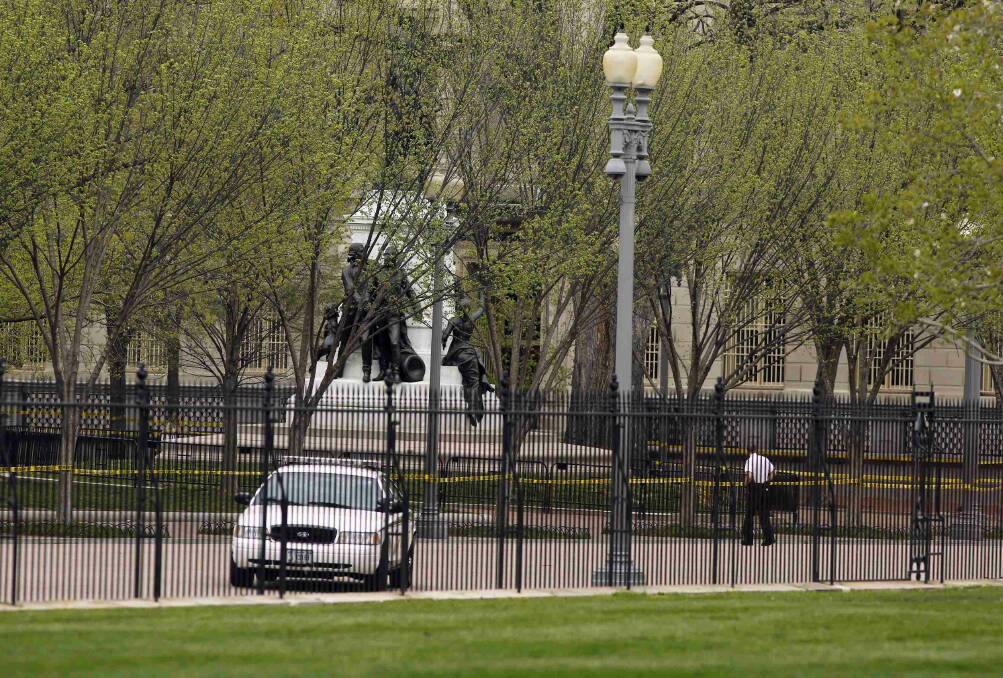Security surrounding the White House has been heightened in light of the Boston blasts. Photo: Reuters