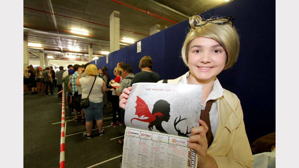 Alecia Kerr dressed up as America at the Supanova Pop Culture Expo in Brisbane. Picture: Michelle Smith