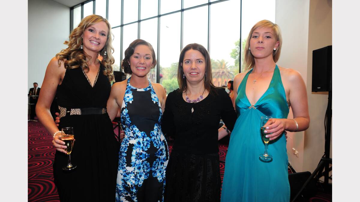 Kate Warren, Kerena Copelin, Sandra Wallace and Shai Copelin. Photo: CHERYL BURKE