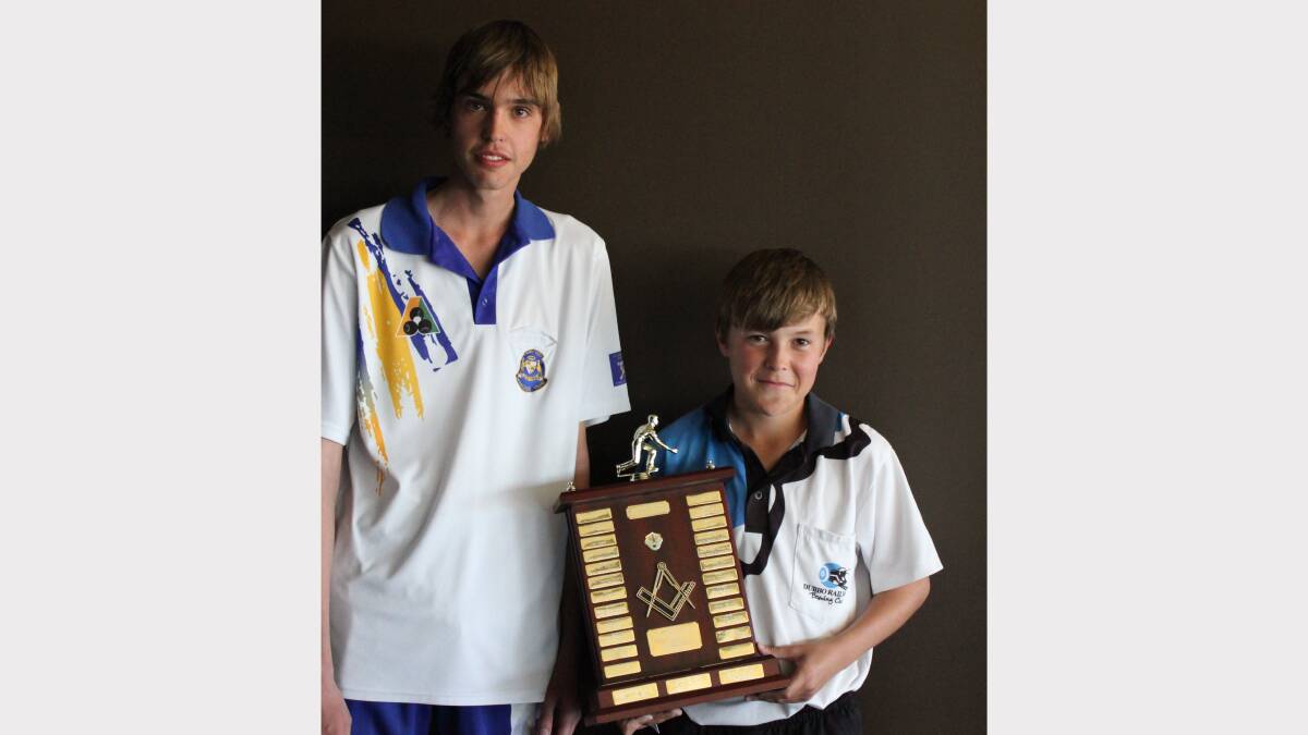 Brad Barrow and Jono Davis were the winners of the 15-18 years competition.
