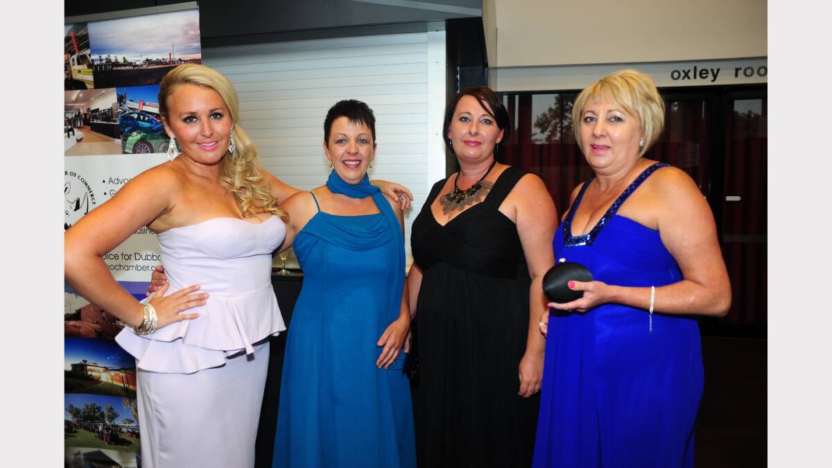 Katie Keiran and Kath Spicer with Brooke and Julie-anne Keiran from Tell Your Mates. Photo: CHERYL BURKE