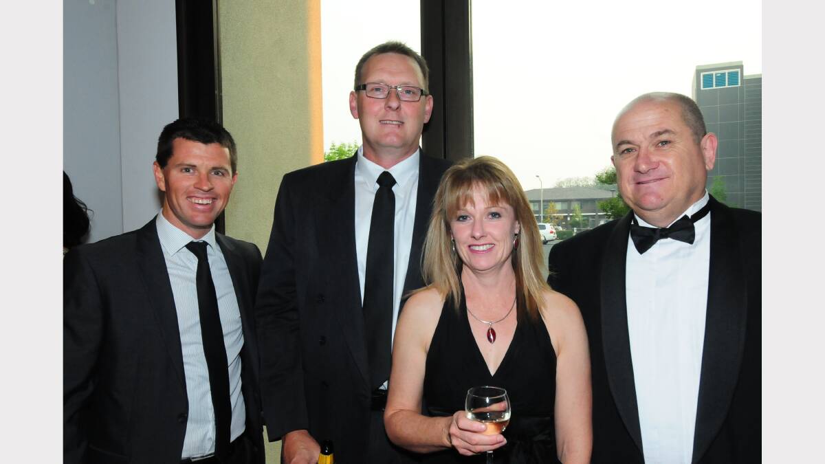 Jeremy Whyte, Mark Smith, Helen Howarth and Laurence Richey of WorkCover NSW. Photo: HOLLY GRIFFITHS
