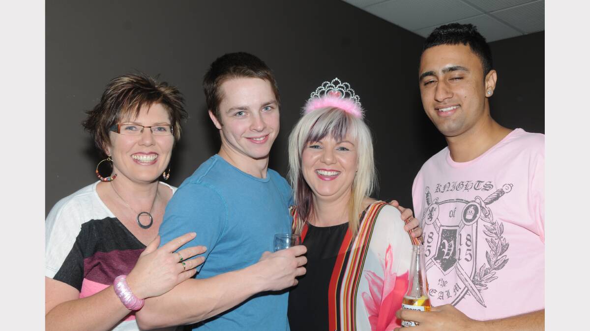 Leisa Ross with Brody and Christine Edwards, and Varindar Singh