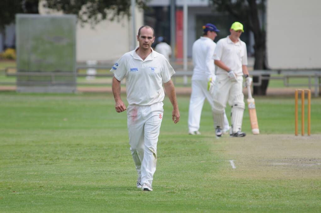 Mark Reichelt and the rest of the Macquarie bowling attack will be keen to have a bowl on day one of their Whitney Cup clash against CYMS. 																       Photo: JOSH HEARD