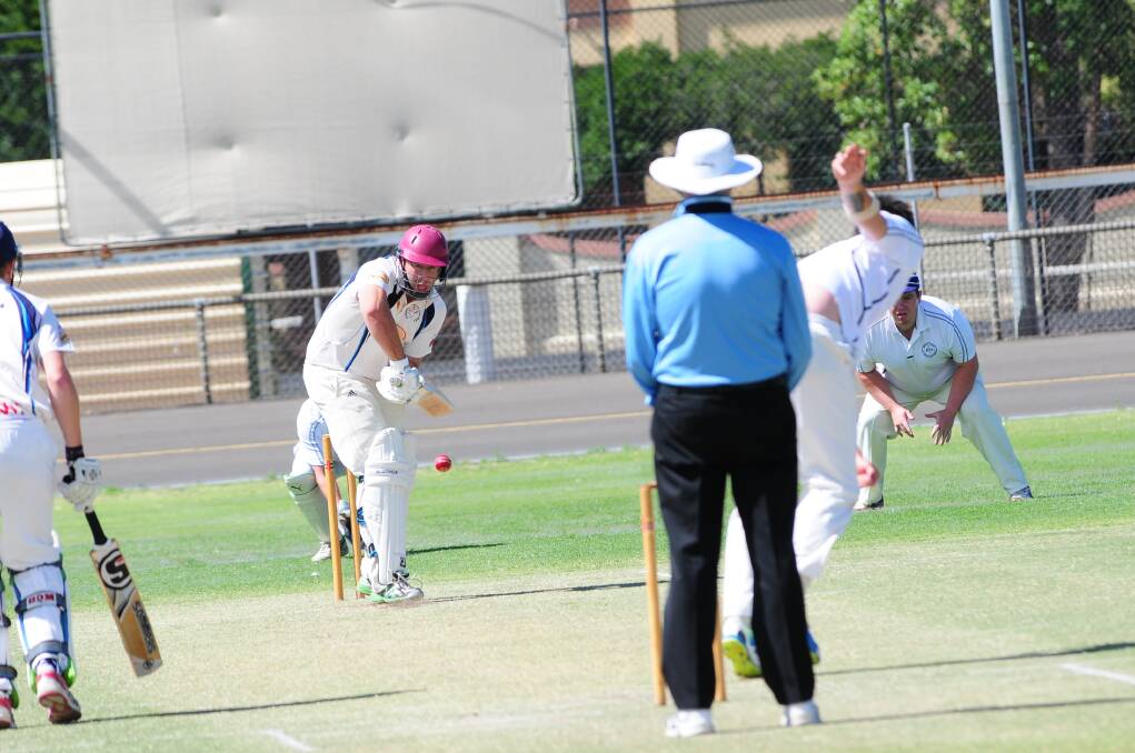 Trent Colley made 16 on Saturday as Dubbo were defeated by 29 runs against Queanbeyan in the SCG Cup quarter-final.  Photo: Kathryn O'Sullivan