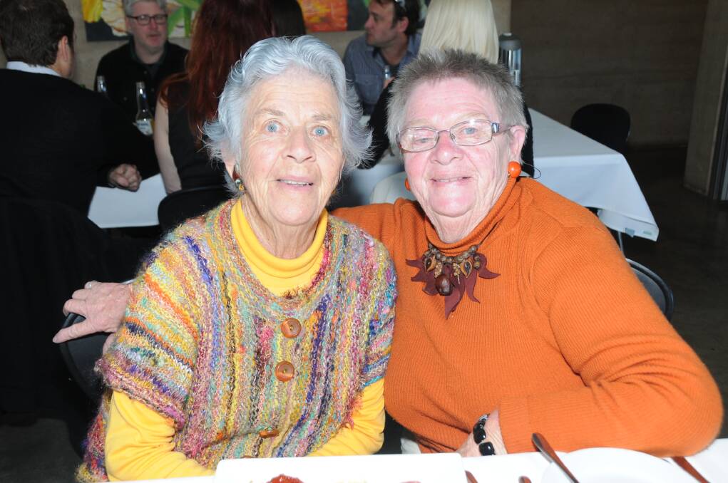 Joyce Saunders and Dulcie Erdman at Lazy River Estate. Photo: CHERYL BURKE