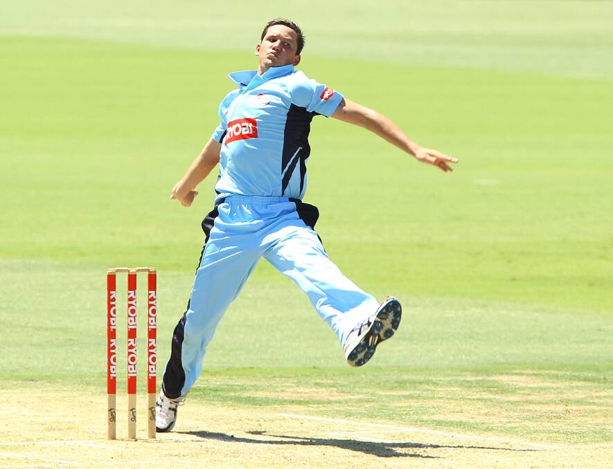 Chris Tremain - the NSW Speed Blitz Blues fast bowler, will be in Dubbo on Sunday for the charity indoor cricket day at Sports World Stadium. 	 Photo: GETTY IMAGES