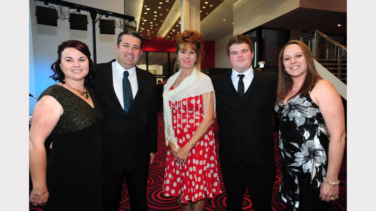Kellee and Mark Dee with Gail Roberts, Justin Elford and Evette Ledsham. Photo: CHERYL BURKE