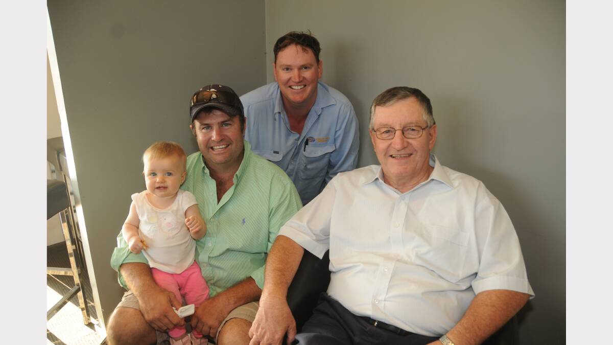 Isobel and Mal Donald with Bill Gibbs and Bob Berry.