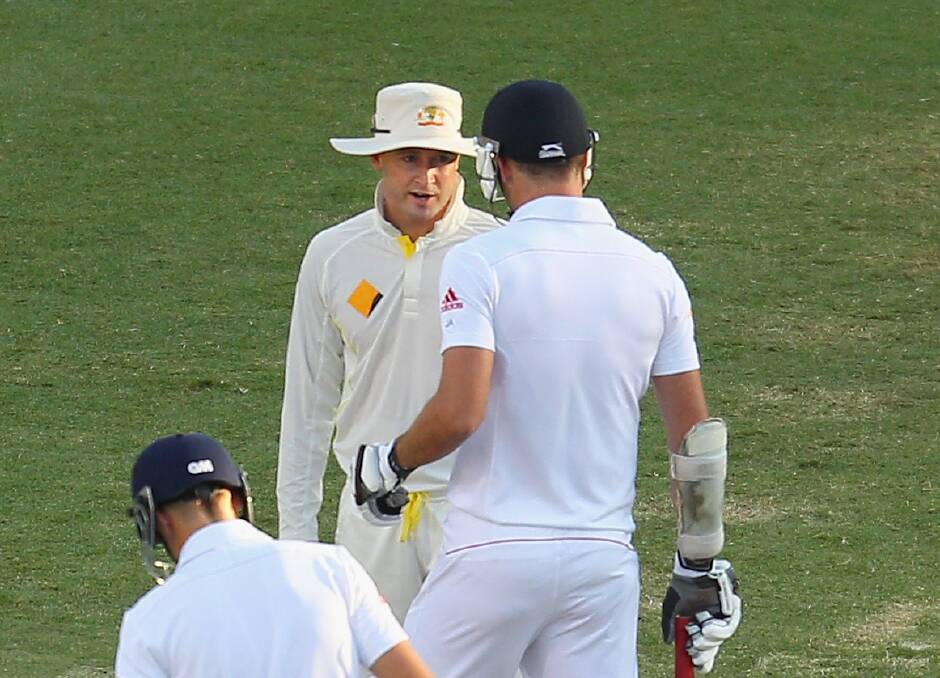 “Get ready for a broken f-cking arm.” - Australian cricket captain Michael Clarke’s warning to England’s Jimmy Anderson in the closing stages of the first Ashes Test in Brisbane.