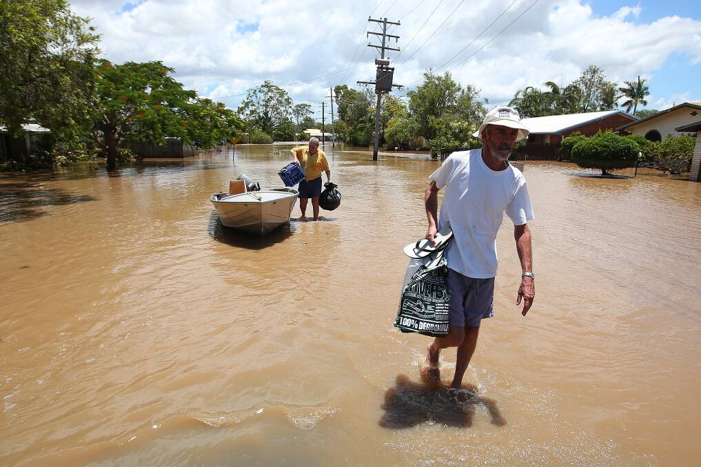 Bundaberg Begins Flood Clean-Up. Photo: GETTY IMAGES