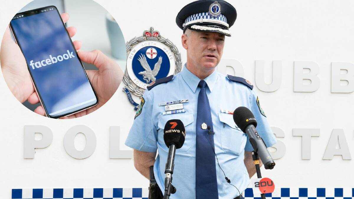 Western Region Commander Assistant Commissioner Rod Smith believes social media continues to be used by young offenders. Picture by Belinda Soole 