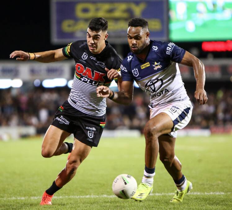 Charlie Staines has impressed so far this season and moved to fullback late in Thursday's match. Photo: NRL IMAGERY