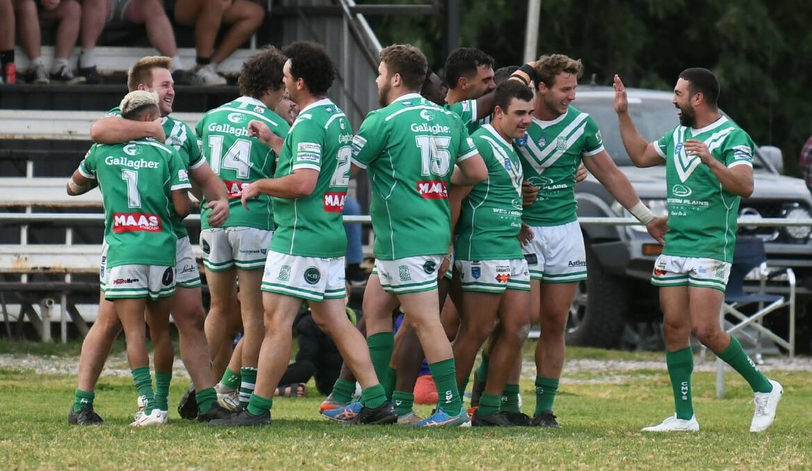 Dubbo CYMS had plenty of reasons to celebrate after defeating Forbes in the final minute on Sunday. Picture supplied