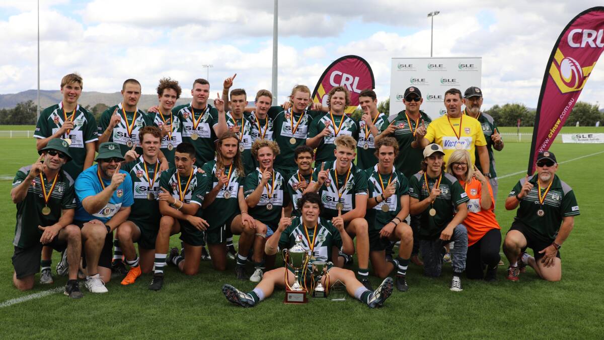 ORIGINALS: The 2018 Western Rams side took out the inaugural Andrew Johns Cup competition.