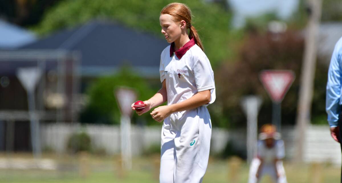 Dubbo's Lily Railz was recently named in the NSW PSSA Cricket side. Picture by Alexander Grant