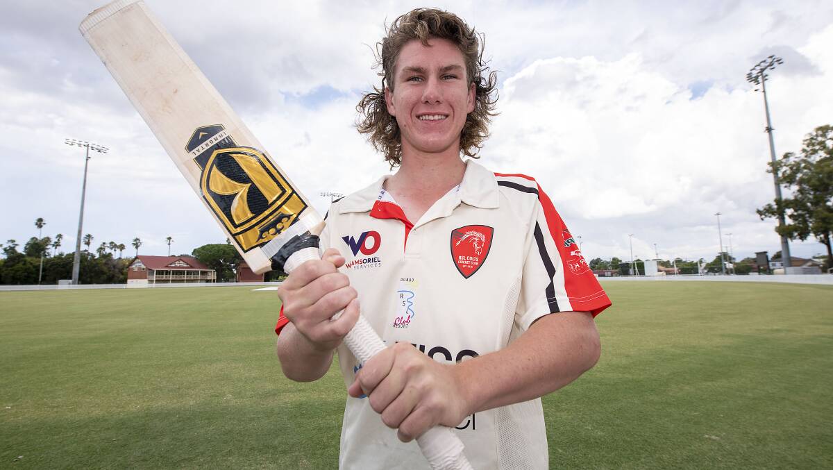 READY TO FIRE: RSL Colts batsman Anthony Atlee is ready to fire in his second grand final on Saturday. Picture: BELINDA SOOLE