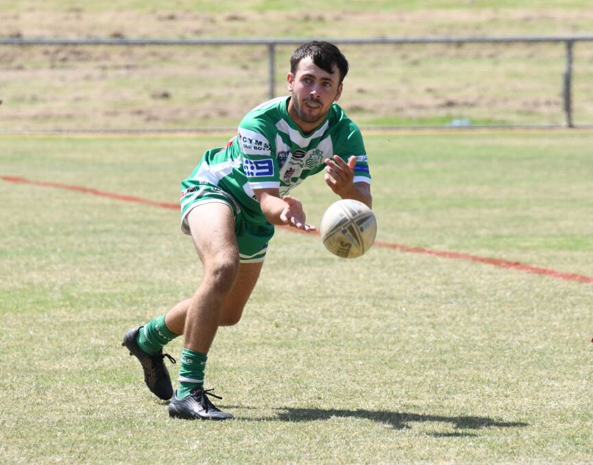 SERVICE: CYMS under 21s hooker Sullivan Haycock was strong in the sides win over Cowra on Sunday. Picture: AMY MCINTYRE