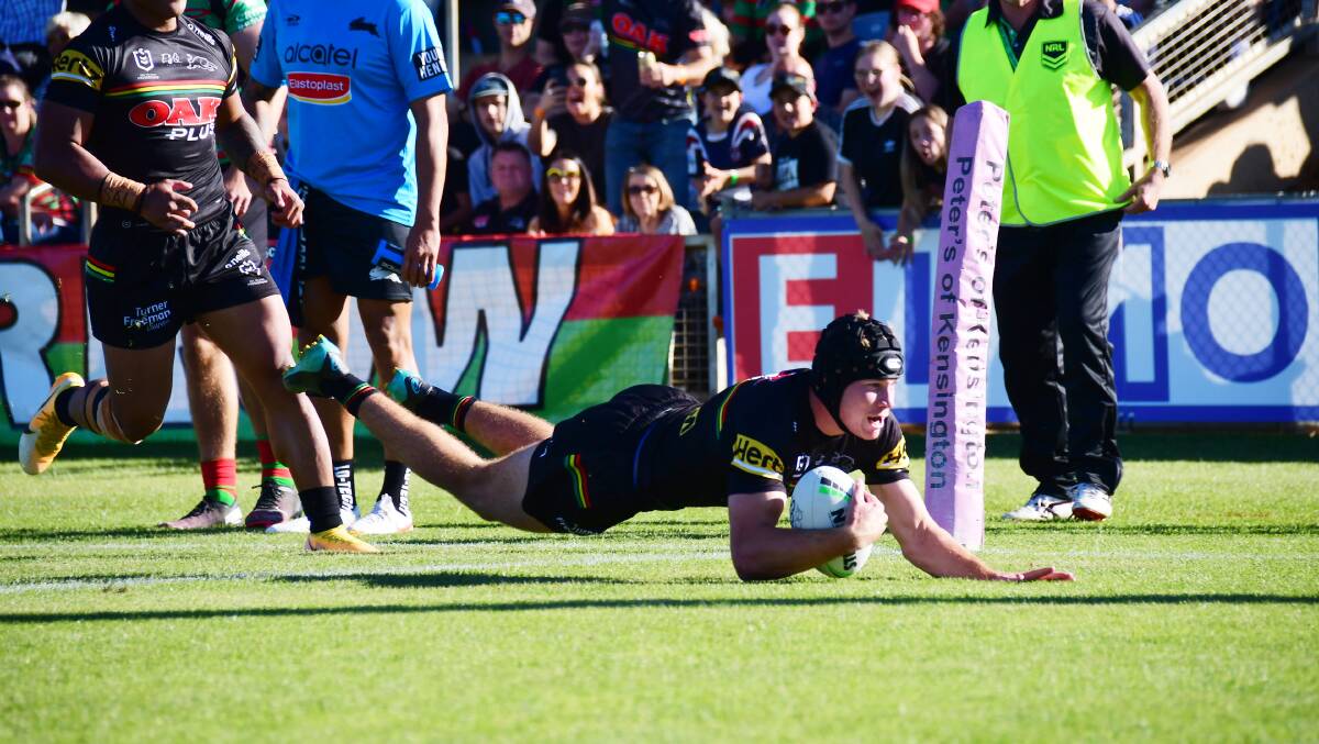 RELOCATED: Matt Burton and the Penrith Panthers will now relocate to QLD. Photo: AMY MCINTYRE